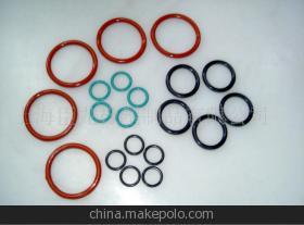 【供應(yīng)氟膠/硅膠O形圈】價格,廠家,圖片,密封圈,上海秉龍橡塑制品-